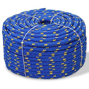 vidaXL Corde de Bateau Polypropylène Corde de Levage Gréement Amarre Corde en Bobine Câbles de Construction Corde Tressée Voile Camping Bleu - Publicité vidaXL Corde de Bateau Polypropylène Corde de Levage Gréement Amarre Corde en Bobine Câbles de Construction Corde Tressée Voile Camping Bleu - Publicité