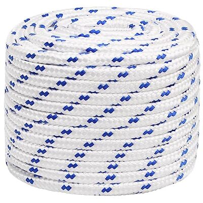 Corde marine vidaXL blanche et bleue 18 mm 100 m Amarrage - Publicité Corde marine vidaXL blanche et bleue 18 mm 100 m Amarrage - Publicité