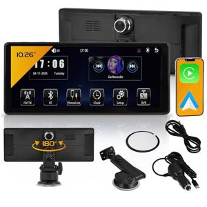 Technaxx Écran CarPlay & Android Auto sans Fil 10,26 Pouces avec Dashcam – Écran Autoradio Portable avec Caméra Full HD, Bluetooth 5.0, Transmission AUX&FM, Écran Tactile, Support Pare-Brise – TX-367 - Publicité Technaxx Écran CarPlay & Android Auto sans Fil 10,26 Pouces avec Dashcam – Écran Autoradio Portable avec Caméra Full HD, Bluetooth 5.0, Transmission AUX&FM, Écran Tactile, Support Pare-Brise – TX-367 - Publicité
