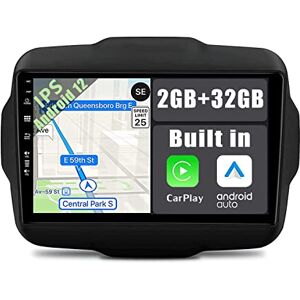 YUN TX Android 10 2 Din Autoradio Fit pour Jeep Renegade (2016-2018) -2G+32G- 9 Pouce Gratuits Caméra Soutien Dab / Commande au Volant / WiFi / Bluetooth 5.0 / Mirrorlink / CarPlay / USB - Publicité