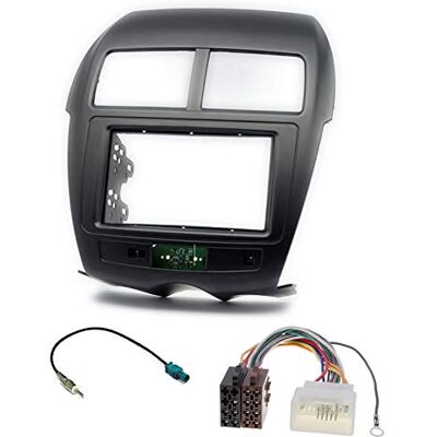 Sound-way Kit Montage autoradio 2 DIN avec Supports Compatible Mitsubishi ASX, RVR, Outlander Sport/Peugeot 4008 Citroen C4 aircross - Publicité Sound-way Kit Montage autoradio 2 DIN avec Supports Compatible Mitsubishi ASX, RVR, Outlander Sport/Peugeot 4008 Citroen C4 aircross - Publicité