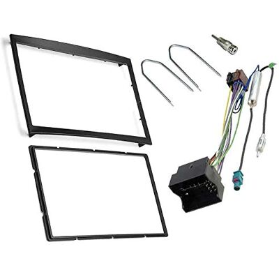 Sound-way Kit Montage Cadre de Radio Adaptateur autoradio 2 DIN Compatible avec Peugeot C2 C3 207 307 Expert Partner, Fiat Scudo, ProAce - Publicité Sound-way Kit Montage Cadre de Radio Adaptateur autoradio 2 DIN Compatible avec Peugeot C2 C3 207 307 Expert Partner, Fiat Scudo, ProAce - Publicité