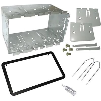 Sound-way Kit de Montage Autoradio, Façade Cadre de Radio 2 DIN, Adaptateur Compatible avec Alfa Romeo 159 2005-2011 / Brera 2005-2010 - Publicité Sound-way Kit de Montage Autoradio, Façade Cadre de Radio 2 DIN, Adaptateur Compatible avec Alfa Romeo 159 2005-2011 / Brera 2005-2010 - Publicité