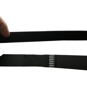 KUVIEZ Moto Courroie Courroie D'entraînement 400J 405J 410J 415J 420J 430J 445J 456J 440J, pour Machine À Laver, Sèche-Linge, Tapis Roulant Moteur Fitness Vélo Sport Courroie Transmission(410J,5 Ribs) - Publicité KUVIEZ Moto Courroie Courroie D'entraînement 400J 405J 410J 415J 420J 430J 445J 456J 440J, pour Machine À Laver, Sèche-Linge, Tapis Roulant Moteur Fitness Vélo Sport Courroie Transmission(410J,5 Ribs) - Publicité