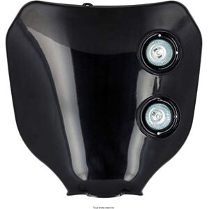one by Camamoto 77448136 masque de phare pour Motos enduro/cross/motard/naked installation universelle Y compris les ampoules et les supports et les bandes élastiques (Noir) - Publicité one by Camamoto 77448136 masque de phare pour Motos enduro/cross/motard/naked installation universelle Y compris les ampoules et les supports et les bandes élastiques (Noir) - Publicité