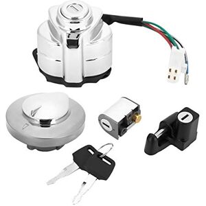 Terisass Serrure d'allumage Bouchon de réservoir Verrou de direction de casque avec clé pour Remplacement pour VT250/Magna 250 Steed 400 VLX 600/VT600 Shadow 400 VT750/Shadow 750 - Publicité Terisass Serrure d'allumage Bouchon de réservoir Verrou de direction de casque avec clé pour Remplacement pour VT250/Magna 250 Steed 400 VLX 600/VT600 Shadow 400 VT750/Shadow 750 - Publicité