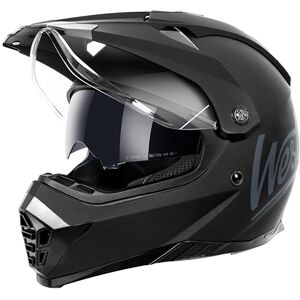 Westt Motocross - Motocross Fullface - Schwarz - Doppelvisier - L - Helmet - Publicité Westt Motocross - Motocross Fullface - Schwarz - Doppelvisier - L - Helmet - Publicité