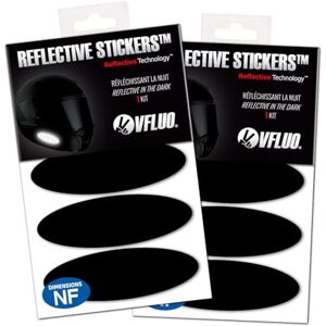 VFLUO 2 x Kit 4 Bandes Stickers Ovales Rétro Réfléchissants Casque Moto Autocollants Homologuée FR 3M Technology™ Visibilité Discret & Design Adhérence maximale Noir - Publicité VFLUO 2 x Kit 4 Bandes Stickers Ovales Rétro Réfléchissants Casque Moto Autocollants Homologuée FR 3M Technology™ Visibilité Discret & Design Adhérence maximale Noir - Publicité