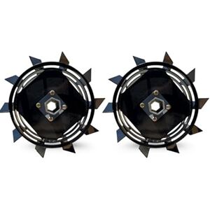 Daewoo Paire de roues métalliques 4.00-8 axe 32 mm pour motoculteur toute marque – DAACC-116-32 - Publicité Daewoo Paire de roues métalliques 4.00-8 axe 32 mm pour motoculteur toute marque – DAACC-116-32 - Publicité