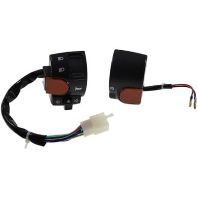 2EXTREME commande compatible avec Yamaha Aerox compatible avec MBK Nitro Plastique noir rouge; 8 broches gauche 2 droite; route/croisement, clignotants, klaxon, démarreur électrique; câble à changer - Publicité 2EXTREME commande compatible avec Yamaha Aerox compatible avec MBK Nitro Plastique noir rouge; 8 broches gauche 2 droite; route/croisement, clignotants, klaxon, démarreur électrique; câble à changer - Publicité