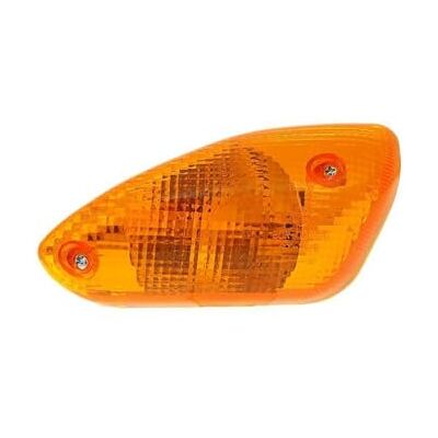 2EXTREME Feu indicateur avant gauche orange 12 V 10 W, compatible avec Yamaha Aerox Clignotant frontal gauche, ampoule douze volts dix watts, halogène, verre orangé, plastique, numéro fabricant 5BR-H3310-00 - Publicité 2EXTREME Feu indicateur avant gauche orange 12 V 10 W, compatible avec Yamaha Aerox Clignotant frontal gauche, ampoule douze volts dix watts, halogène, verre orangé, plastique, numéro fabricant 5BR-H3310-00 - Publicité