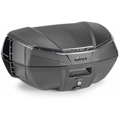 Givi BAULE V49 Air Top case de moto, noir, système Wingflow avec 4 lattes argentées (TECH) - Publicité Givi BAULE V49 Air Top case de moto, noir, système Wingflow avec 4 lattes argentées (TECH) - Publicité