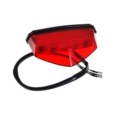 2EXTREME Feu arrière LED rouge universel compatible avec scooter, moto et mobylette Lampe de frein, 12 volts, dimensions 143 × 44 mm, boîtier noir, vitre carmin, fil 50 cm, compatible avec cyclomoteur et quad - Publicité 2EXTREME Feu arrière LED rouge universel compatible avec scooter, moto et mobylette Lampe de frein, 12 volts, dimensions 143 × 44 mm, boîtier noir, vitre carmin, fil 50 cm, compatible avec cyclomoteur et quad - Publicité