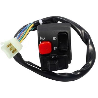 2EXTREME commutateur gauche 8 broches compatible avec RIEJU RR, MRX 50 AM6 Pour clignotants, feux de route et croisement, avertisseur; convient à RS-2, RRX, SMX, MRT; noir, plastique, fiche huit pôles - Publicité 2EXTREME commutateur gauche 8 broches compatible avec RIEJU RR, MRX 50 AM6 Pour clignotants, feux de route et croisement, avertisseur; convient à RS-2, RRX, SMX, MRT; noir, plastique, fiche huit pôles - Publicité