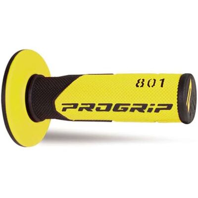 Poignées Progrip 801 Densité Double pour Tout-Terrain - Noir/Jaune - Publicité Poignées Progrip 801 Densité Double pour Tout-Terrain - Noir/Jaune - Publicité