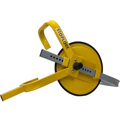 Stoplock HG 400-00 Antivol Bloque-Roue Dispositif Antivol de Dissuasion de Sécurité pour Voitures, Saravanes, Remorques et Autres Véhicules à Petites Roues - Publicité Stoplock HG 400-00 Antivol Bloque-Roue Dispositif Antivol de Dissuasion de Sécurité pour Voitures, Saravanes, Remorques et Autres Véhicules à Petites Roues - Publicité