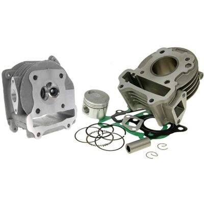 2EXTREME Cylindre 50 centimètres cubes GY6 compatible avec SYM Symphony Culasse et SLS, pour types QMA/QMB; compatible avec SYM Orbit 1, Orbit 2, Symply, axe de piston 13 millimètres, joints inclus - Publicité 2EXTREME Cylindre 50 centimètres cubes GY6 compatible avec SYM Symphony Culasse et SLS, pour types QMA/QMB; compatible avec SYM Orbit 1, Orbit 2, Symply, axe de piston 13 millimètres, joints inclus - Publicité