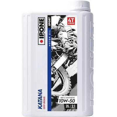 Huile moteur Ipone Katana Off Road 10W50 - Huile pour moto tout-terrain - Publicité Huile moteur Ipone Katana Off Road 10W50 - Huile pour moto tout-terrain - Publicité