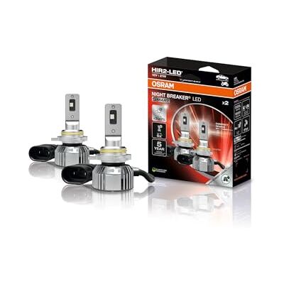 Osram NIGHT BREAKER LED SMART HIR2 ; jusqu’à 330% de luminosité en plus ; 6 000 K, feux de croisement et de route à LED homologués pour la route. Publicité Osram NIGHT BREAKER LED SMART HIR2 ; jusqu’à 330% de luminosité en plus ; 6 000 K, feux de croisement et de route à LED homologués pour la route. Publicité