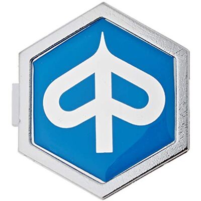 RMS Piaggio Cascade hexagonale - Badge pour Vespa PX T5 ET2 ET4 - Série Vintage - Publicité RMS Piaggio Cascade hexagonale - Badge pour Vespa PX T5 ET2 ET4 - Série Vintage - Publicité