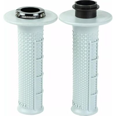 Renthal Poignées Moto Lock-on mélange Doux, Motif Tapered/Half Gaufres - Publicité Renthal Poignées Moto Lock-on mélange Doux, Motif Tapered/Half Gaufres - Publicité
