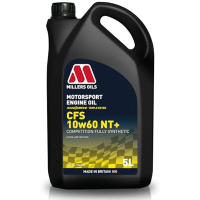 MILLERS OILS Nanodrive CFS NT+ 10W60 - Huile moteur - Publicité MILLERS OILS Nanodrive CFS NT+ 10W60 - Huile moteur - Publicité