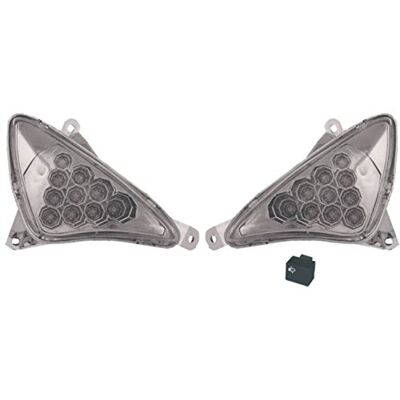 Clignotants avant à LED ONE pour Yamaha T-MAX - indicateurs moto - Publicité Clignotants avant à LED ONE pour Yamaha T-MAX - indicateurs moto - Publicité