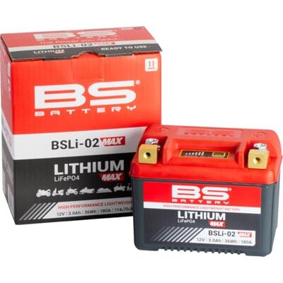 BS Battery Lithium BSLI-02 12V 3Ah - Batterie - Publicité BS Battery Lithium BSLI-02 12V 3Ah - Batterie - Publicité