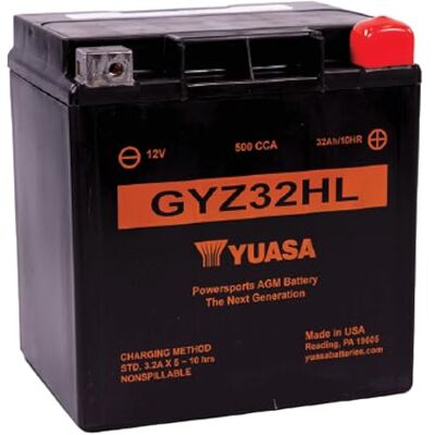 Batterie Moto Yuasa GYZ32HL 12V 32Ah - Harley - Publicité Batterie Moto Yuasa GYZ32HL 12V 32Ah - Harley - Publicité