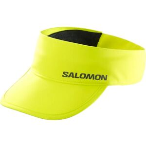 Salomon Cross Casquette unisexe, Trail running Randonnée Vélo Confort actif, Positionnement optimisé, Matière recyclée, Jaune, Taille Unique - Publicité