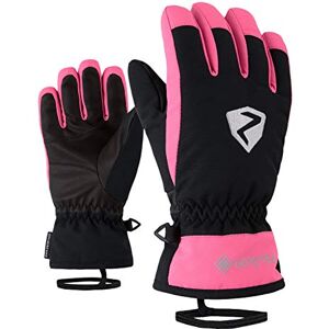 Ziener Larino Gants de Ski Unisexe pour Enfant Taille Unique Noir/Rose Dahlia - Publicité