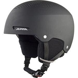 ALPINA Unisexe Enfants, ZUPO Casque de ski, black matt, 48-52 cm - Publicité