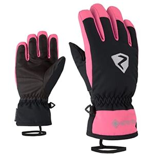 Ziener Larino Gants de Ski Unisexe pour Enfant Taille Unique Noir/Rose Dahlia - Publicité