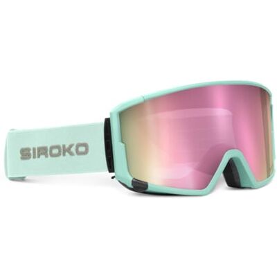 SIROKO Masques de Ski et Snowboard avec Écran Magnétique Vert - Publicité SIROKO Masques de Ski et Snowboard avec Écran Magnétique Vert - Publicité