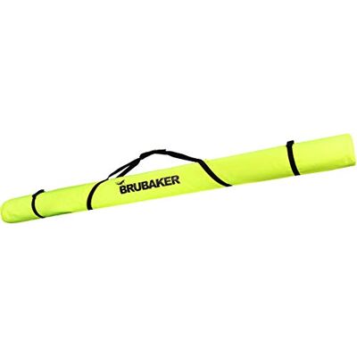 BRUBAKER 'XC Touring' Housse à Skis de Fond pour 1 Paire de Skis + Bâtons 210 cm Jaune Fluo/Noir - Publicité BRUBAKER 'XC Touring' Housse à Skis de Fond pour 1 Paire de Skis + Bâtons 210 cm Jaune Fluo/Noir - Publicité