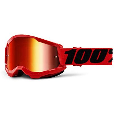 100% Couche 2 Masque Cross Mixte, Rouge, Taille Unique - Publicité 100% Couche 2 Masque Cross Mixte, Rouge, Taille Unique - Publicité