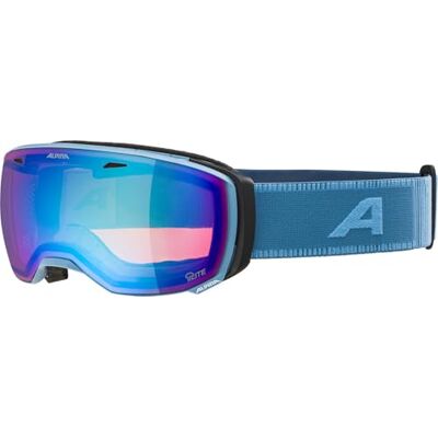 ALPINA - Estetica Q-Lite - Blue Matt - Mirror Blue - Lunes de ski - Publicité ALPINA - Estetica Q-Lite - Blue Matt - Mirror Blue - Lunes de ski - Publicité