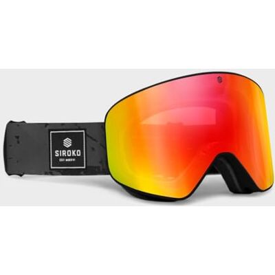 SIROKO Masques de Ski et Snowboard OTG GX Whistler Orange vif/Noir - Publicité SIROKO Masques de Ski et Snowboard OTG GX Whistler Orange vif/Noir - Publicité