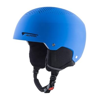 ALPINA Unisexe Enfants, ZUPO Casque de Ski, Blue Matt, 51-55 cm - Publicité ALPINA Unisexe Enfants, ZUPO Casque de Ski, Blue Matt, 51-55 cm - Publicité