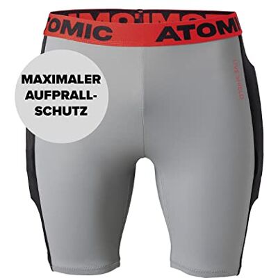 Atomic Live Shield Short De Ski, Taille L, Short De Protection Respirant Avec Coussinets De Coccyx, Vêtement De Ski En Lycra Stretch 4 Directions Et Maille, Protection Contre Les Chocs - Publicité Atomic Live Shield Short De Ski, Taille L, Short De Protection Respirant Avec Coussinets De Coccyx, Vêtement De Ski En Lycra Stretch 4 Directions Et Maille, Protection Contre Les Chocs - Publicité