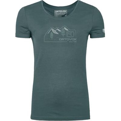 Ortovox 150 Cool Vintage Badge TS W Dark Arctic Grey 20 Femme - Publicité Ortovox 150 Cool Vintage Badge TS W Dark Arctic Grey 20 Femme - Publicité