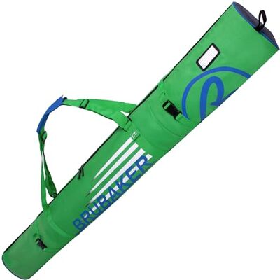 BRUBAKER ‘Carver Champion’ Série limitée Housse à Skis rembourrée pour 1 Paire de Skis et Bâtons 170 cm Vert Bleu - Publicité BRUBAKER ‘Carver Champion’ Série limitée Housse à Skis rembourrée pour 1 Paire de Skis et Bâtons 170 cm Vert Bleu - Publicité