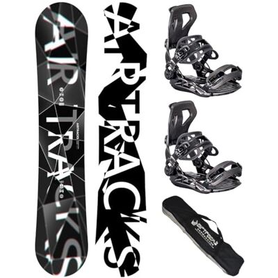 AIRTRACKS Snowboard Set/Pack/Planche REFRACTIONS Game Wide+Fixations Master FASTEC+SB Sac/Neuf - Publicité AIRTRACKS Snowboard Set/Pack/Planche REFRACTIONS Game Wide+Fixations Master FASTEC+SB Sac/Neuf - Publicité