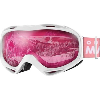OutdoorMaster Masque de Ski OTG Anti-Buée Lunettes de Ski, Anti-poussière Coupe-Vent 100% protection UV400 Masques de Snowboard pour Hommes & Femme,Garçons et Filles - Publicité OutdoorMaster Masque de Ski OTG Anti-Buée Lunettes de Ski, Anti-poussière Coupe-Vent 100% protection UV400 Masques de Snowboard pour Hommes & Femme,Garçons et Filles - Publicité