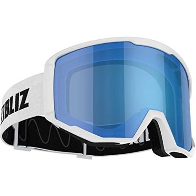 Bliz Masque de ski Spark, White-Smoke w Blue Multi - Publicité Bliz Masque de ski Spark, White-Smoke w Blue Multi - Publicité