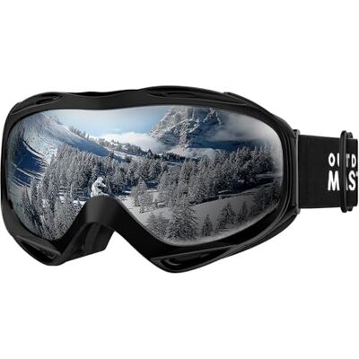 OutdoorMaster Masque de Ski OTG Anti-Buée Lunettes de Ski, Anti-poussière Coupe-Vent 100% protection UV400 Masques de Snowboard pour Hommes & Femme,Garçons et Filles - Publicité OutdoorMaster Masque de Ski OTG Anti-Buée Lunettes de Ski, Anti-poussière Coupe-Vent 100% protection UV400 Masques de Snowboard pour Hommes & Femme,Garçons et Filles - Publicité