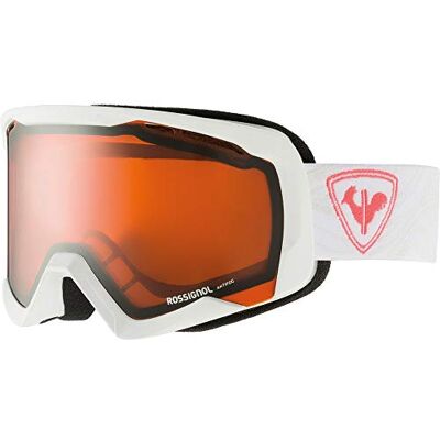 Rossignol - Spiral - Blanc - Orange - Ski Goggles - Publicité Rossignol - Spiral - Blanc - Orange - Ski Goggles - Publicité