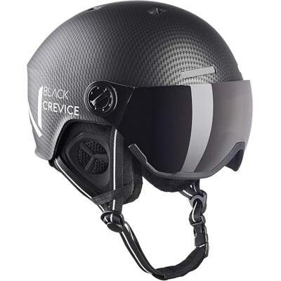 BLACK CREVICE Casque de Ski Kaprun I Casque de Ski avec visière en Style Pilote en différentes Couleurs I Hommes & Femmes I Casque de Snowboard Unisexe I Respirant I Taille réglable - Publicité BLACK CREVICE Casque de Ski Kaprun I Casque de Ski avec visière en Style Pilote en différentes Couleurs I Hommes & Femmes I Casque de Snowboard Unisexe I Respirant I Taille réglable - Publicité