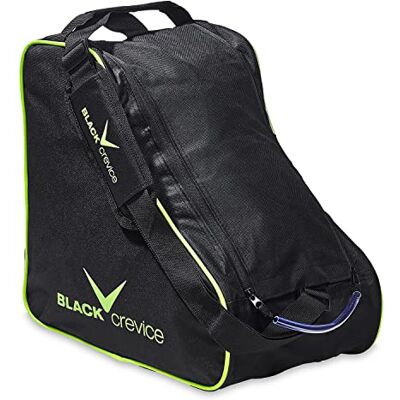 Black Crevice Sac pour Chaussures de Ski de Fond & Accessoires I avec Grande Ouverture & Fermeture éclair I Oeillets d'aération au Fond I 100% Polyester I Dimensions : 40x36x26cm - Publicité Black Crevice Sac pour Chaussures de Ski de Fond & Accessoires I avec Grande Ouverture & Fermeture éclair I Oeillets d'aération au Fond I 100% Polyester I Dimensions : 40x36x26cm - Publicité