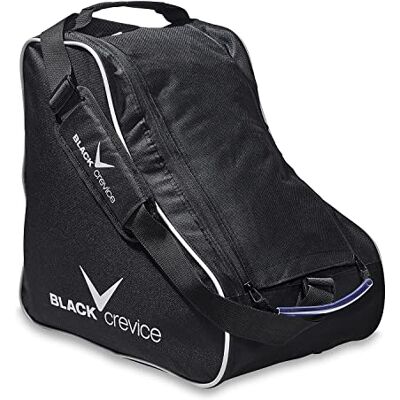 Black Crevice Sac pour Chaussures de Ski de Fond & Accessoires I avec Grande Ouverture & Fermeture éclair I Oeillets d'aération au Fond I 100% Polyester I Dimensions : 40x36x26cm - Publicité Black Crevice Sac pour Chaussures de Ski de Fond & Accessoires I avec Grande Ouverture & Fermeture éclair I Oeillets d'aération au Fond I 100% Polyester I Dimensions : 40x36x26cm - Publicité